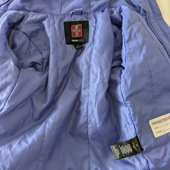 SWISSTECH Girls Fully Lined Hooded Long Sleeve Jacket  Size 3T  Indigo NWOT - Picture 6 of 9